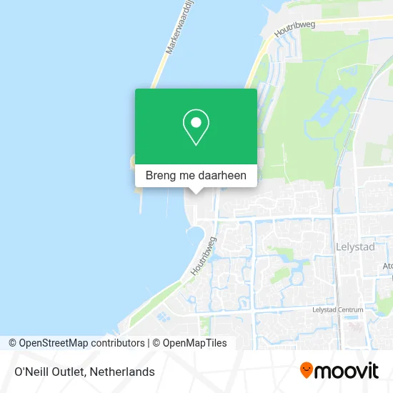 O'Neill Outlet kaart