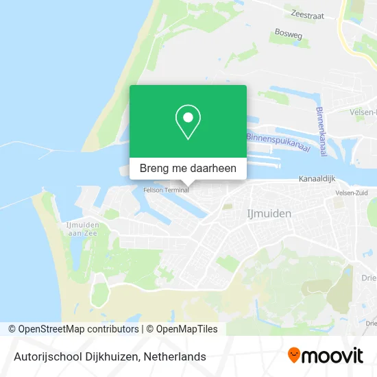 Autorijschool Dijkhuizen kaart
