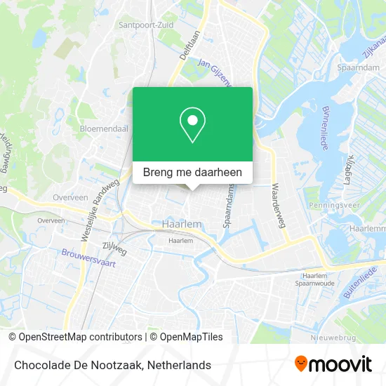 Chocolade De Nootzaak kaart