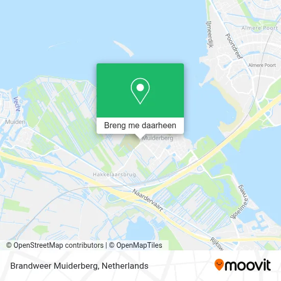Brandweer Muiderberg kaart