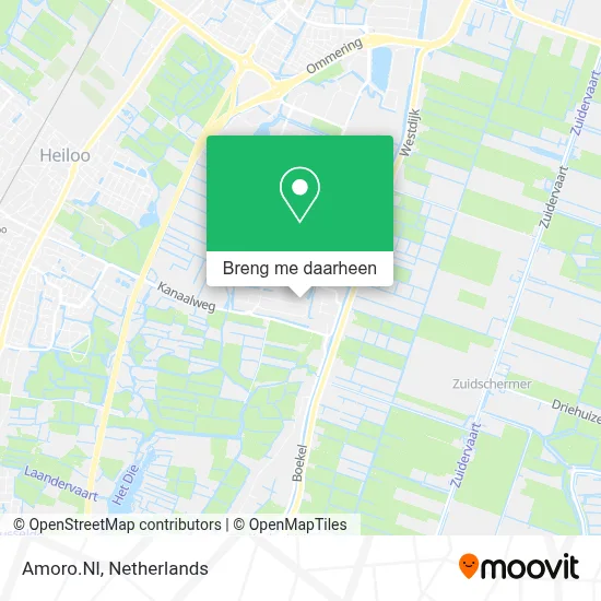 Amoro.Nl kaart
