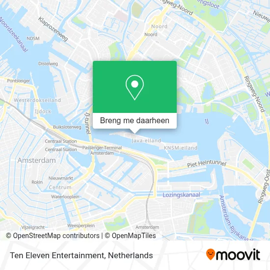Ten Eleven Entertainment kaart