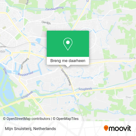 Mijn Snuisterij kaart