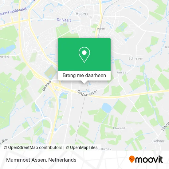 Mammoet Assen kaart