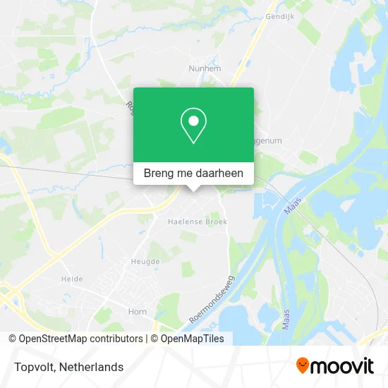 Topvolt kaart