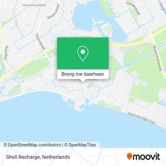 Shell Recharge kaart