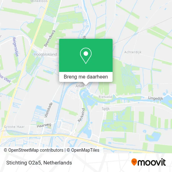 Stichting O2a5 kaart