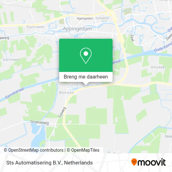 Sts Automatisering B.V. kaart