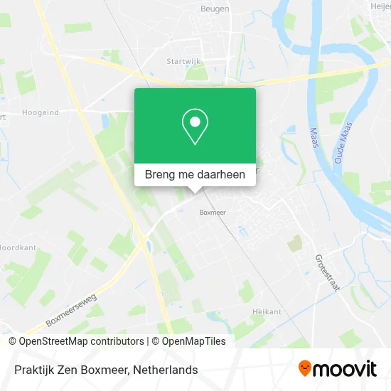 Praktijk Zen Boxmeer kaart