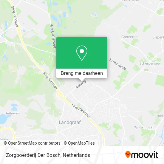 Zorgboerderij Der Bosch kaart