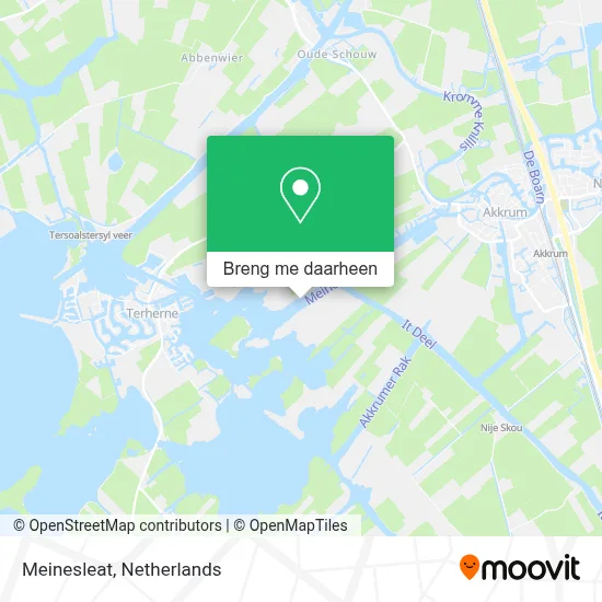 Meinesleat kaart