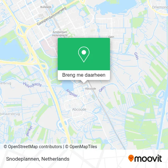 Snodeplannen kaart