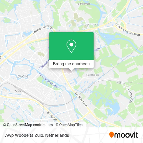 Awp Wdodelta Zuid kaart