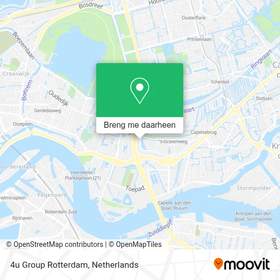 4u Group Rotterdam kaart
