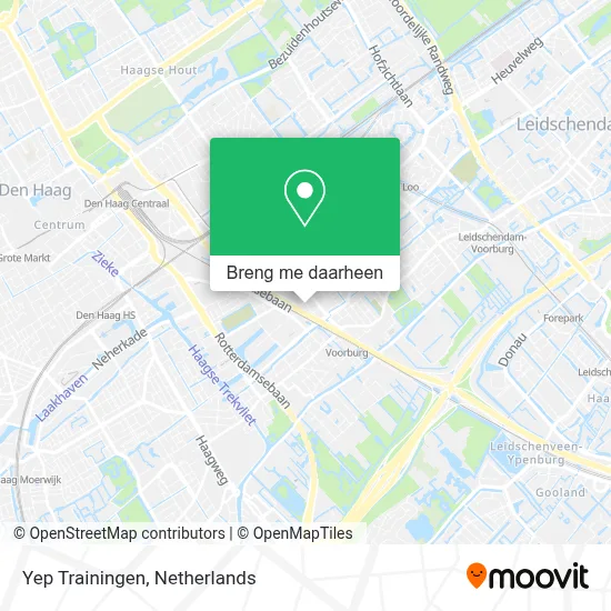 Yep Trainingen kaart