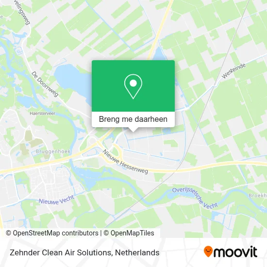 Zehnder Clean Air Solutions kaart