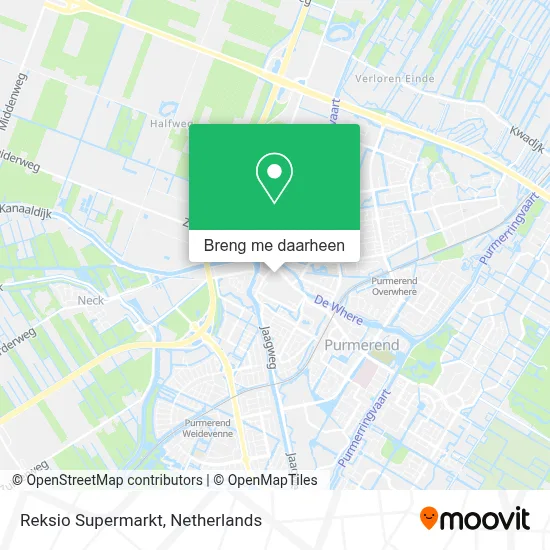 Reksio Supermarkt kaart
