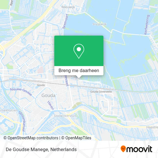 De Goudse Manege kaart