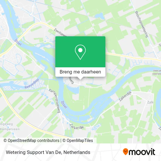 Wetering Support Van De kaart