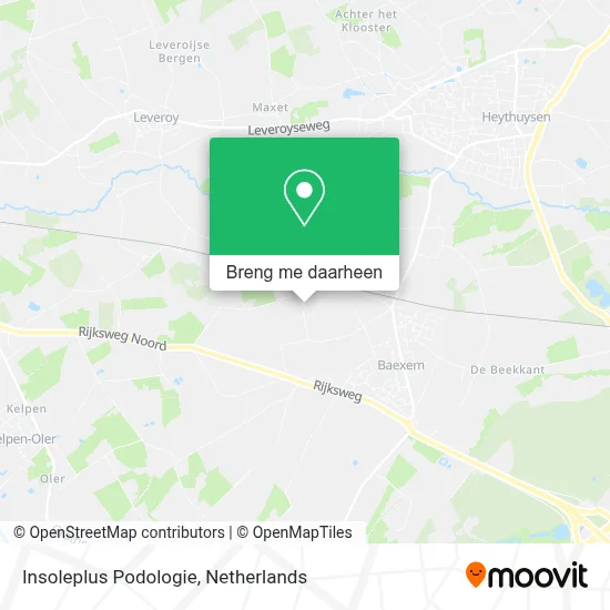 Insoleplus Podologie kaart
