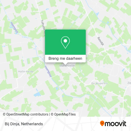 Bij Dinja kaart