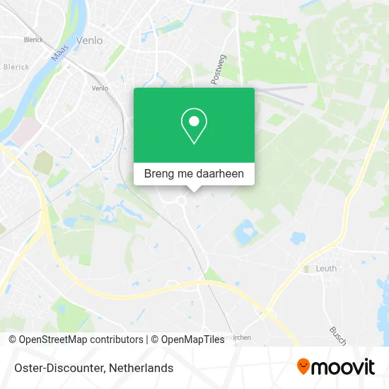 Oster-Discounter kaart