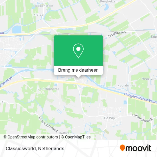 Classicsworld kaart