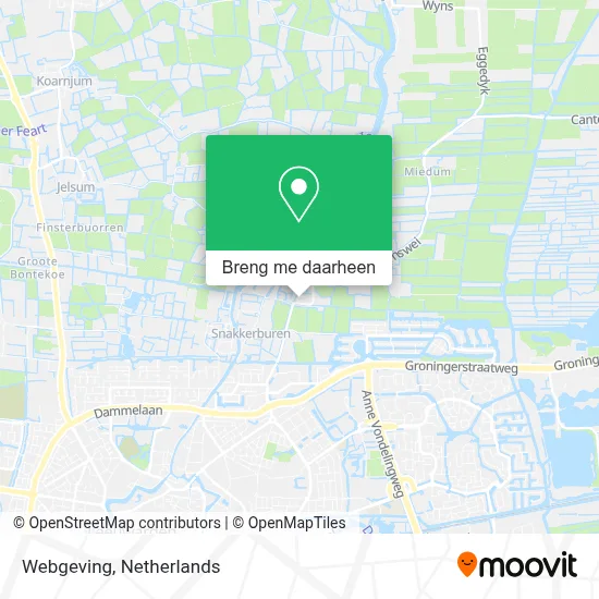 Webgeving kaart