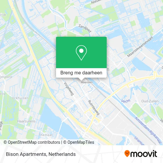Bison Apartments kaart