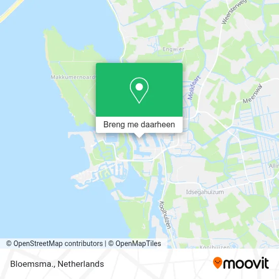 Bloemsma. kaart