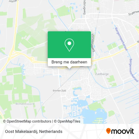 Oost Makelaardij kaart