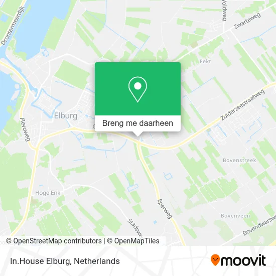 In.House Elburg kaart