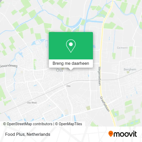 Food Plus kaart