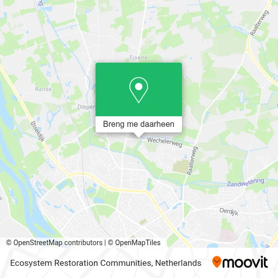 Ecosystem Restoration Communities kaart