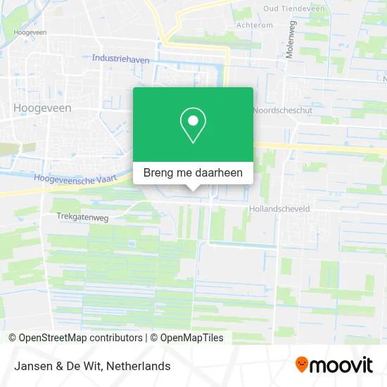 Jansen & De Wit kaart