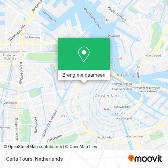 Carla Tours kaart