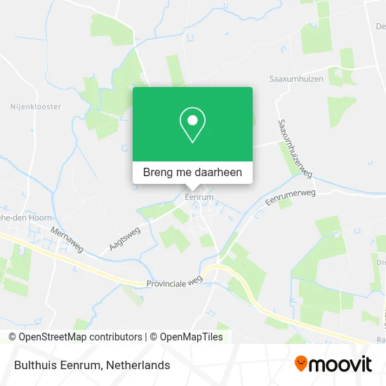 Bulthuis Eenrum kaart