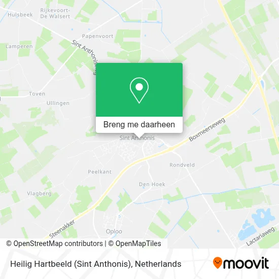 Heilig Hartbeeld (Sint Anthonis) kaart