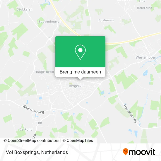 Vol Boxsprings kaart