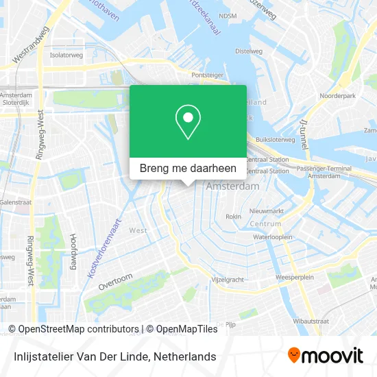 Inlijstatelier Van Der Linde kaart