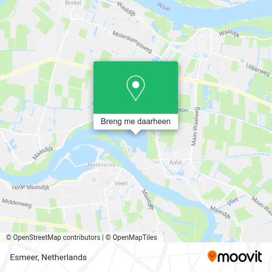 Esmeer kaart
