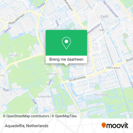 Aquadelfia kaart