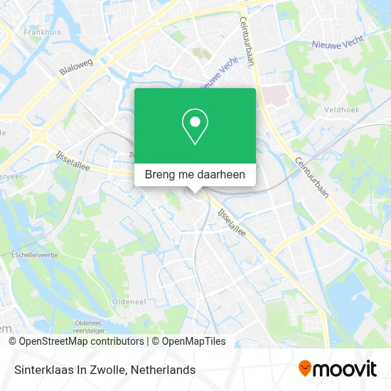 Sinterklaas In Zwolle kaart
