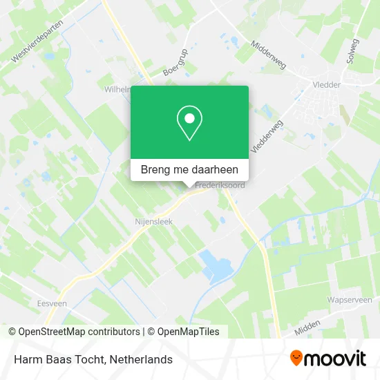 Harm Baas Tocht kaart