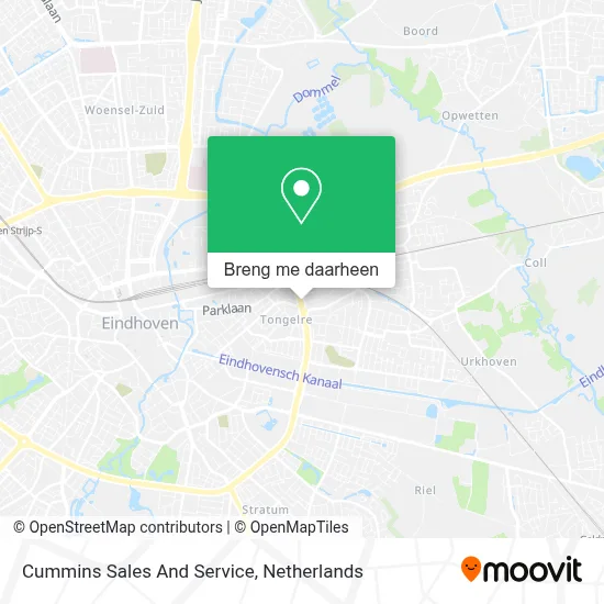 Cummins Sales And Service kaart