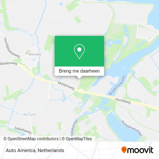 Auto America kaart
