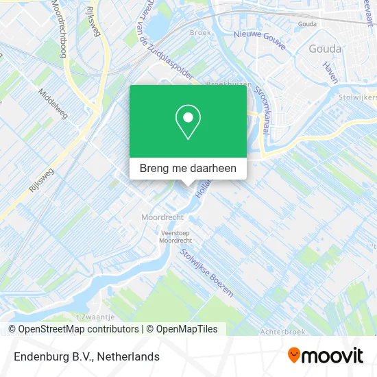 Endenburg B.V. kaart