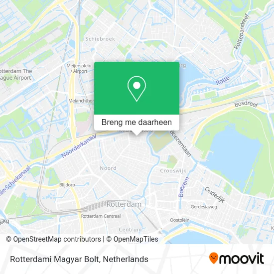 Rotterdami Magyar Bolt kaart