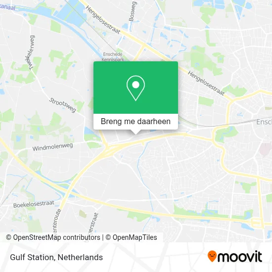 Gulf Station kaart