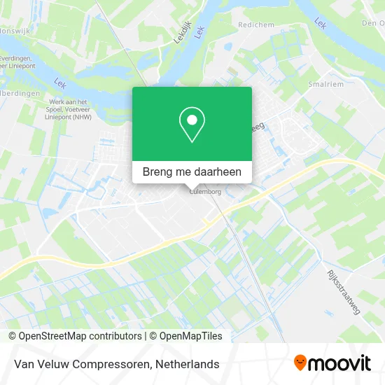 Van Veluw Compressoren kaart